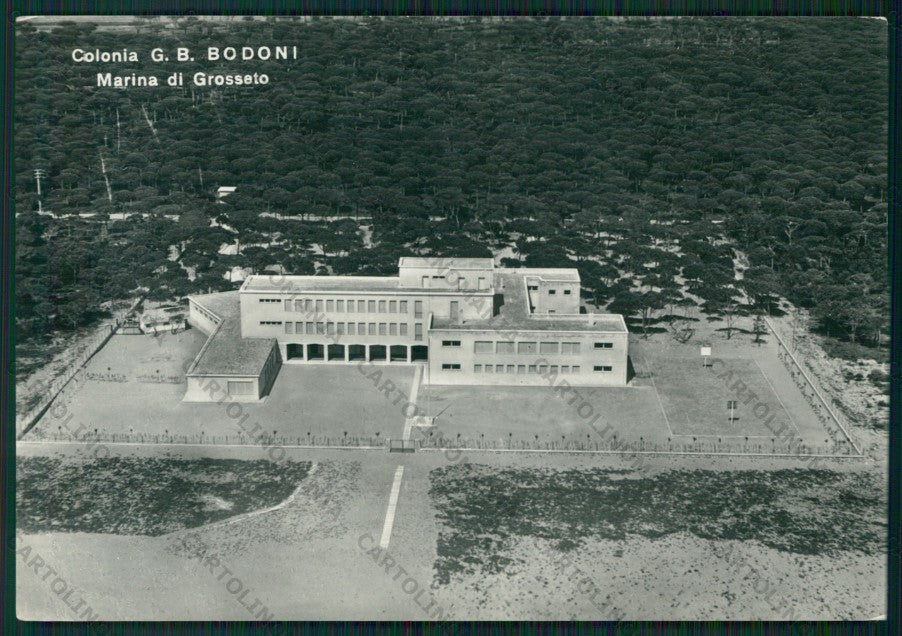 Grosseto Marina di Grosseto Colonia Bodoni Foto FG cartolina ZK1803 – fronte