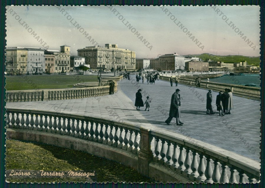 Livorno Città Terrazzo Mascagni Foto FG cartolina ZK1805 – fronte