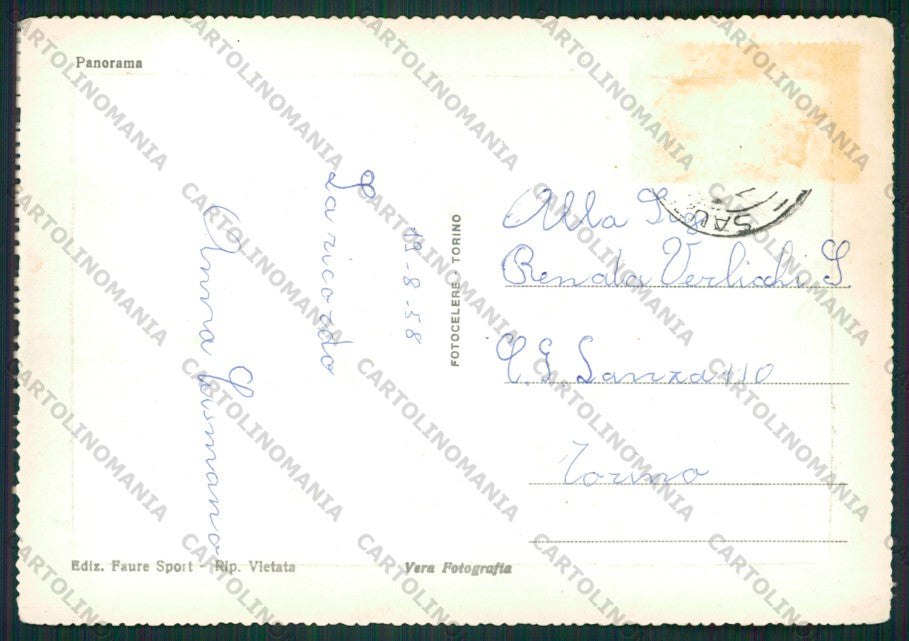 Torino Sauxe d'Oulx Foto FG cartolina ZK1807 – retro