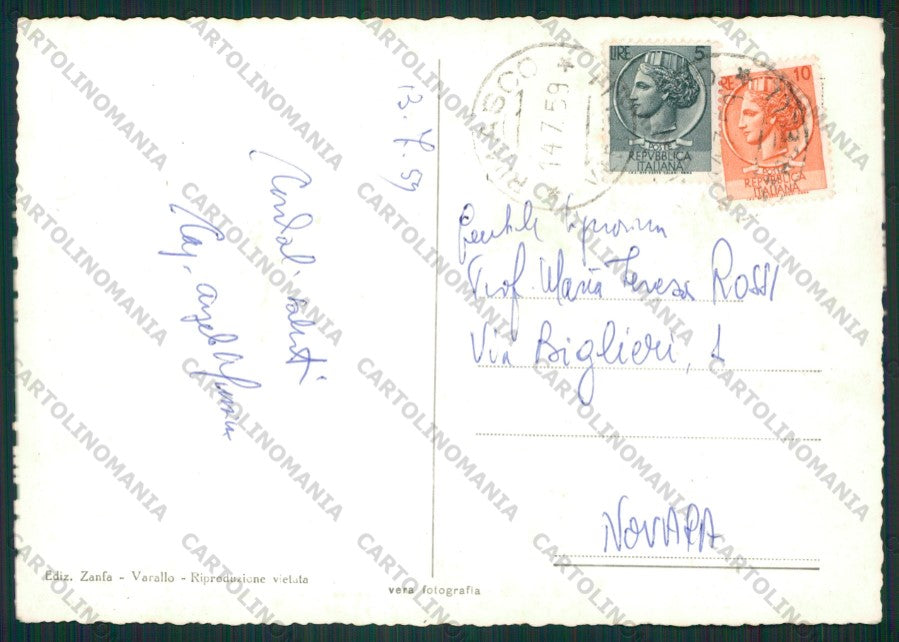 Vercelli Carcoforo Foto FG cartolina ZK1810 – retro