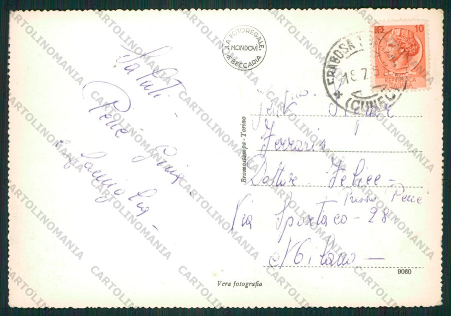 Cuneo Frabosa Soprana Foto FG cartolina ZK1817 – retro