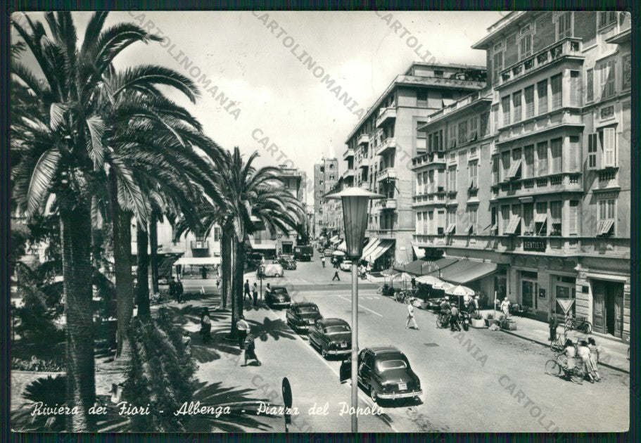 Savona Albenga Auto PIEGHINE Foto FG cartolina ZK1827 – fronte