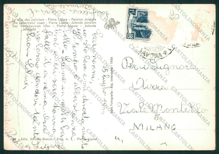 Savona Pietra Ligure Foto FG cartolina ZK1841 – retro