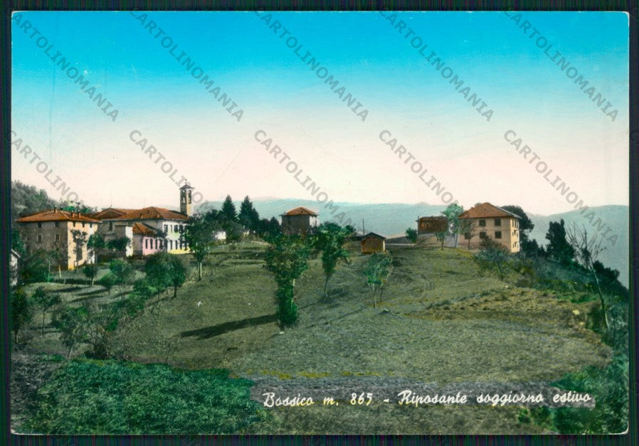 Bergamo Bossico PIEGHINA Foto FG cartolina ZK1848 – fronte