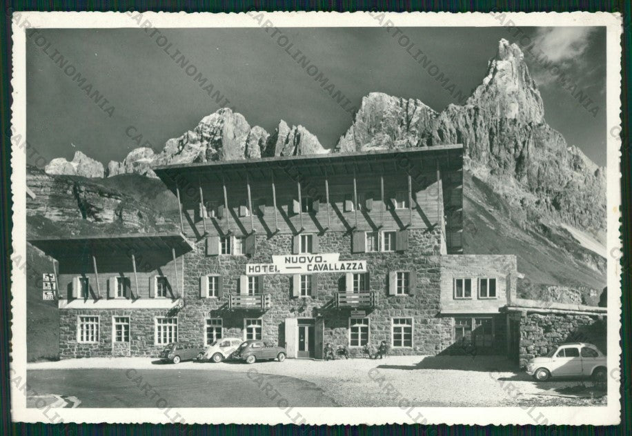 Trento Siror Passo Rolle Auto Foto FG cartolina ZK1869 – fronte