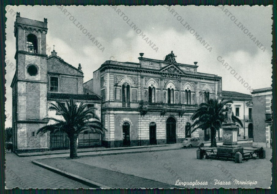 Catania Linguaglossa Municipio Foto FG cartolina ZK1878 – fronte