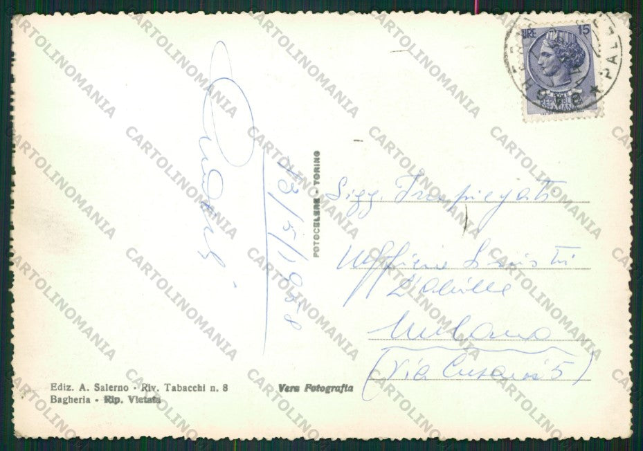 Palermo Bagheria Foto FG cartolina ZK1879 – retro