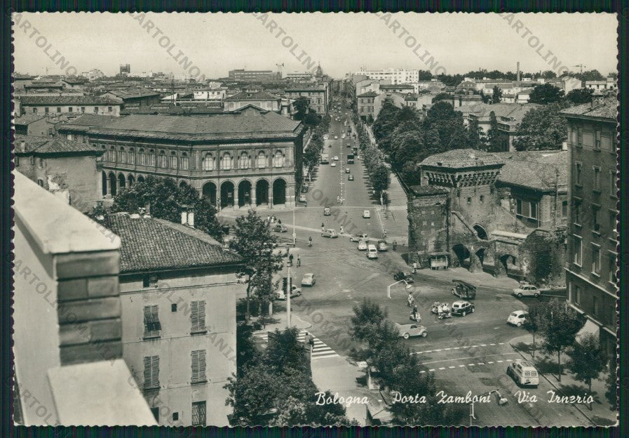 Bologna Città Porta Zamboni Foto FG cartolina ZK1884 – fronte