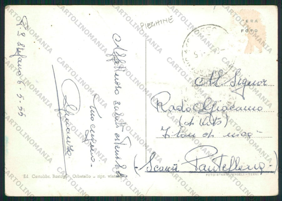 Grosseto Orbetello PIEGHINE Foto FG cartolina ZK1901 – retro