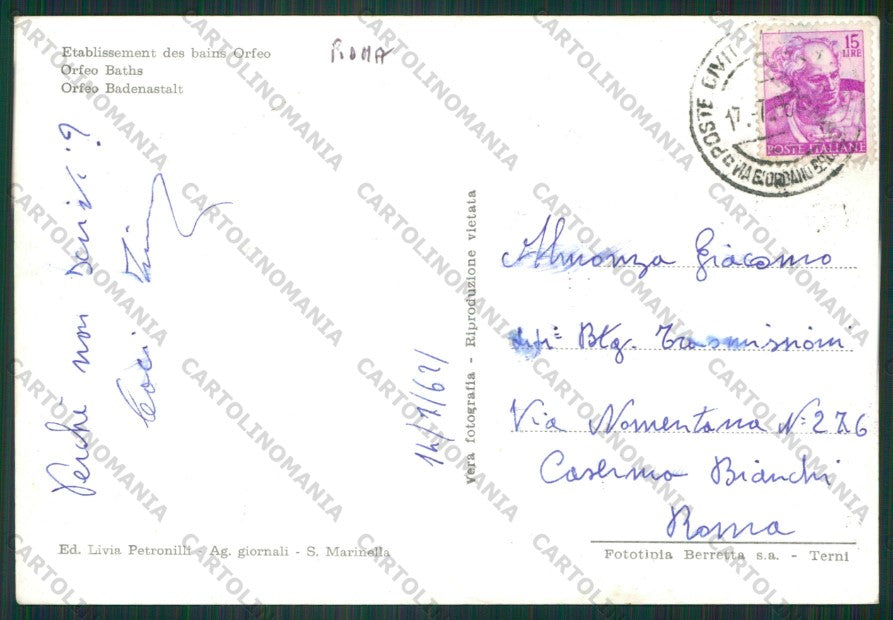 Roma Santa Marinella Foto FG cartolina ZK1916 – retro