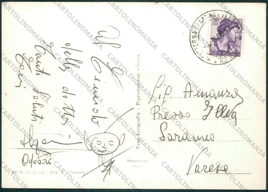 Latina Cisterna di Latina Foto FG cartolina ZK1920 – retro