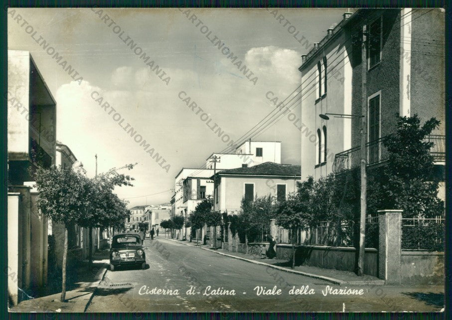 Latina Cisterna di Latina Auto PIEGHE Foto FG cartolina ZK1921 – fronte