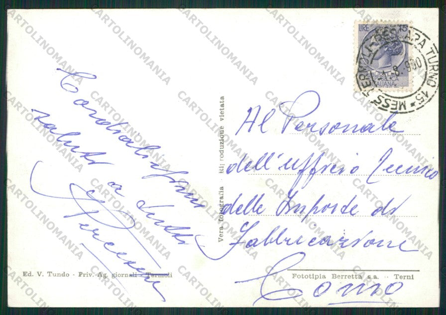Campobasso Termoli Scuola Foto FG cartolina ZK1924 – retro