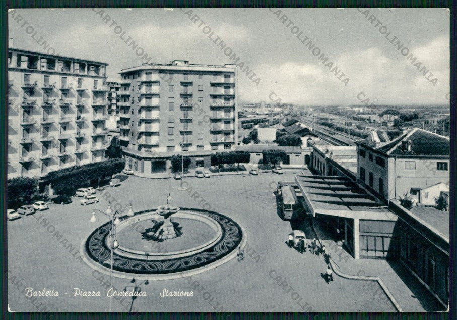 Bari Barletta Stazione Ferroviaria Foto FG cartolina ZK1941 – fronte