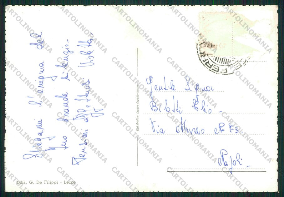 Lecce Città Foto FG cartolina ZK1949 – retro