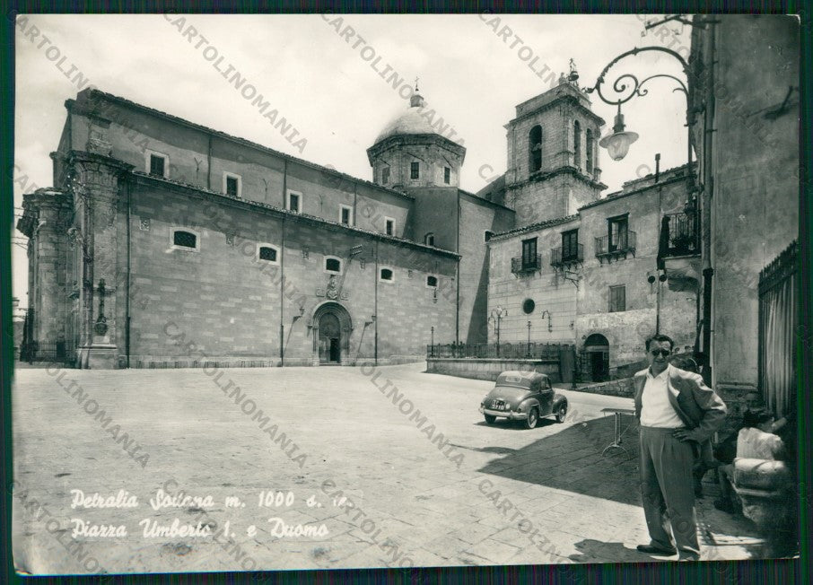 Palermo Petralia Sottana Auto Duomo Foto FG cartolina ZK1965 – fronte