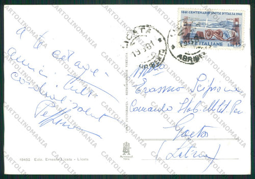 Agrigento Licata Foto FG cartolina ZK1971 – retro
