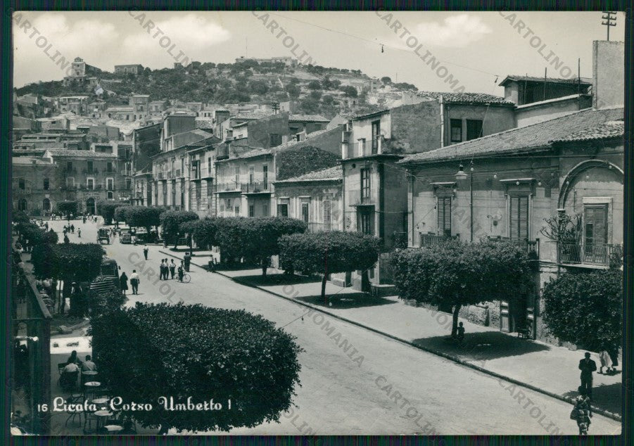 Agrigento Licata PIEGA Foto FG cartolina ZK1972 – fronte