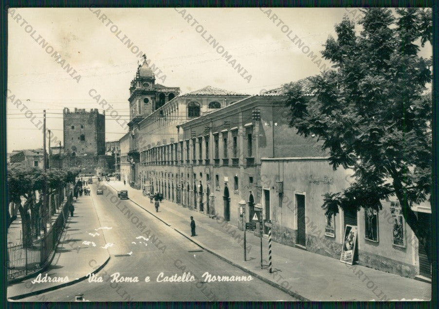 Catania Adrano Castello Normanno ABRASA Foto FG cartolina ZK1981 – fronte