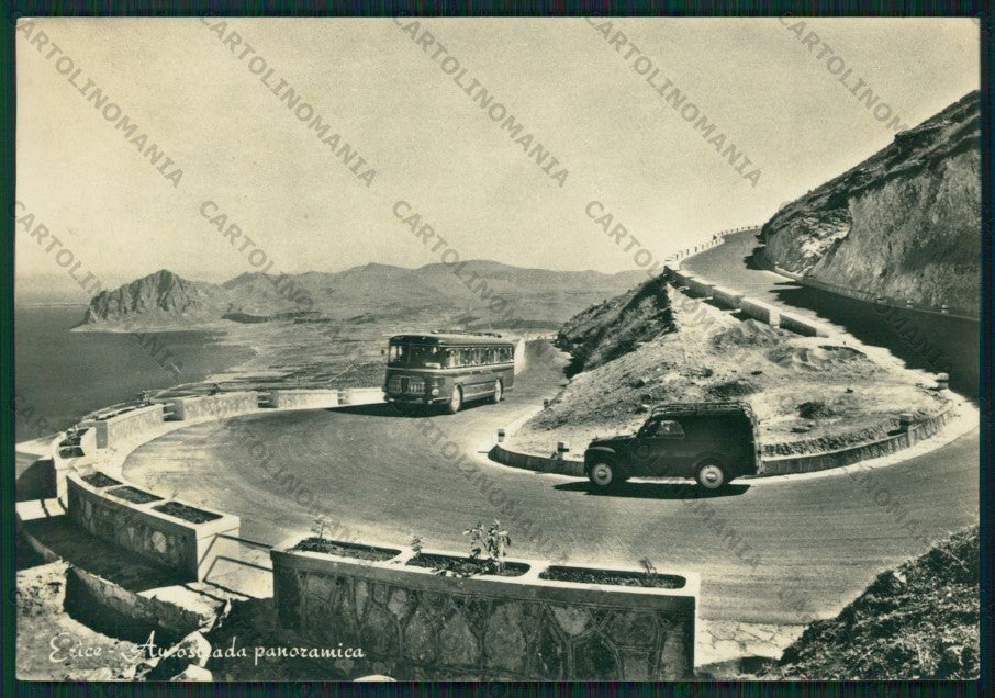 Trapani Erice Corriera Foto FG cartolina ZK2003 – fronte