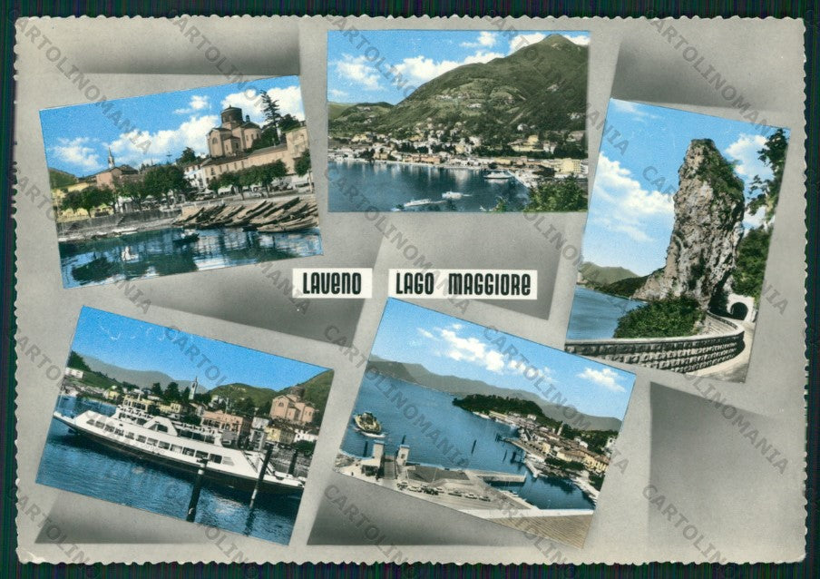 Varese Laveno Battello Foto FG cartolina ZK2013 – fronte