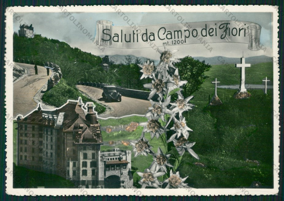 Varese Campo dei Fiori Saluti da Foto FG cartolina ZK2015 – fronte