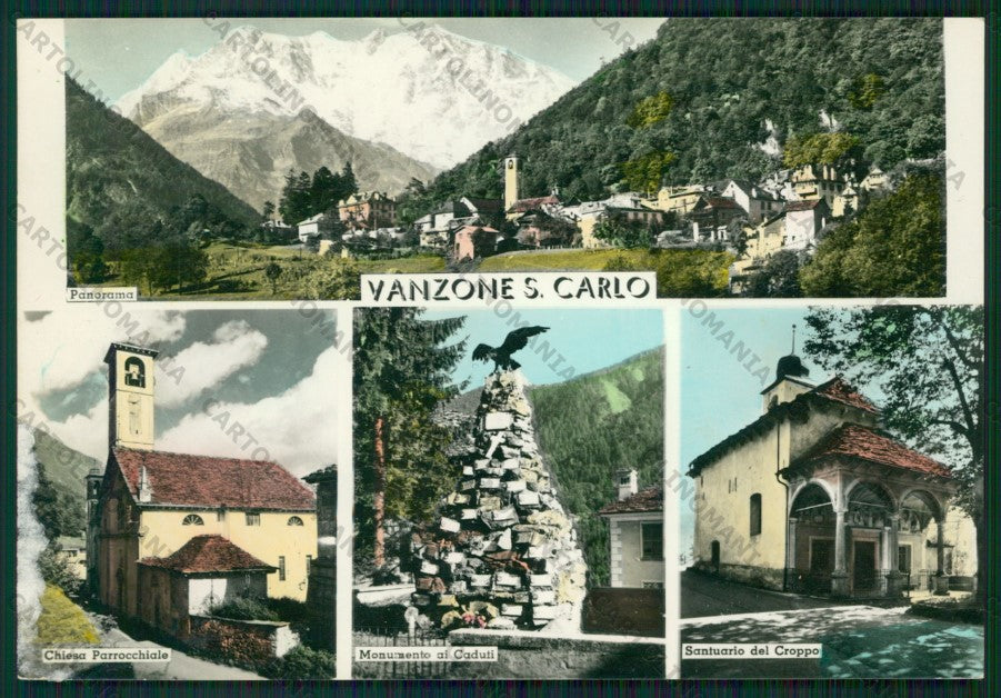 Verbania Vanzone San Carlo Foto FG cartolina ZK2016 – fronte