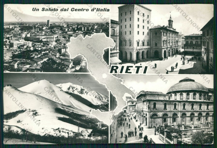 Rieti Città Foto FG cartolina ZK2021 – fronte