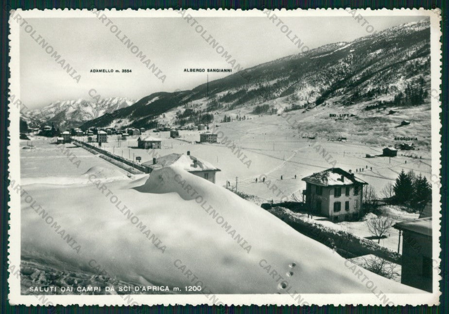 Sondrio Aprica Sci Foto FG cartolina ZK2034 – fronte