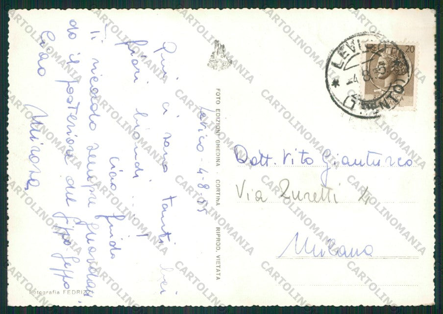 Trento Levico Foto FG cartolina ZK2045 – retro