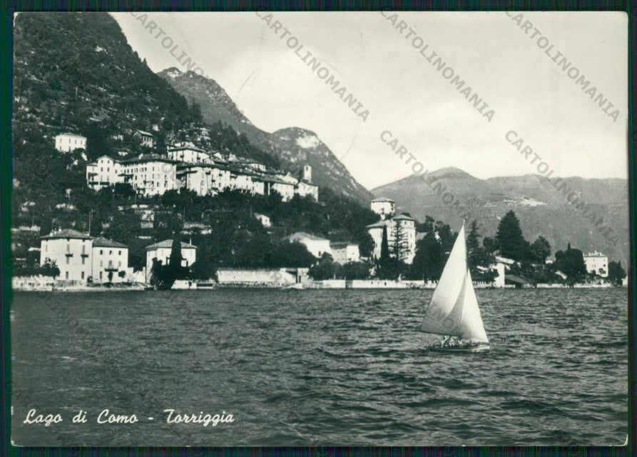 Como Laglio Torriggia Barca Foto FG cartolina ZK2061 – fronte