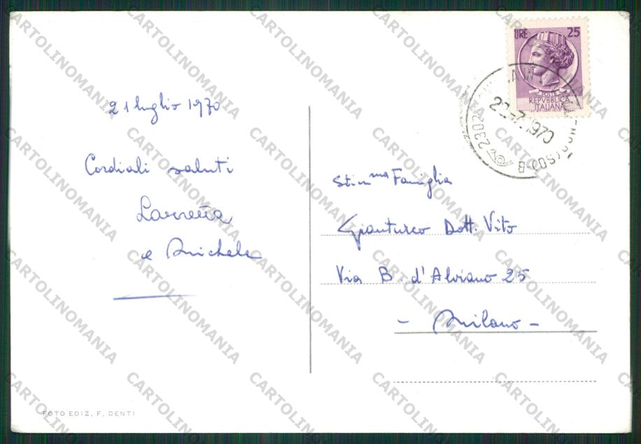 Sondrio Chiesa Valmalenco Primolo Foto FG cartolina ZK2073 – retro