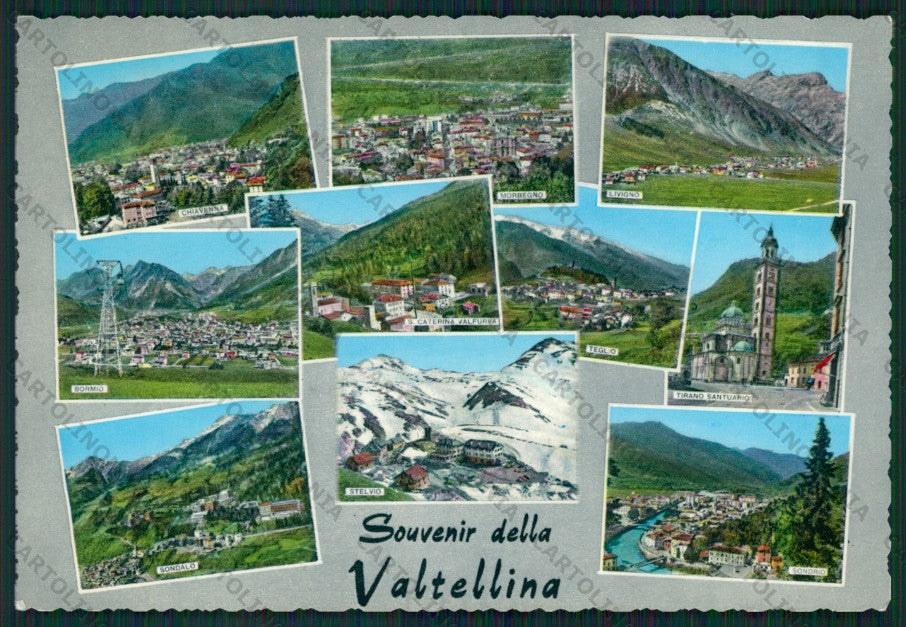 Sondrio Chiavenna Morbegno Sondalo Foto FG cartolina ZK2074 – fronte