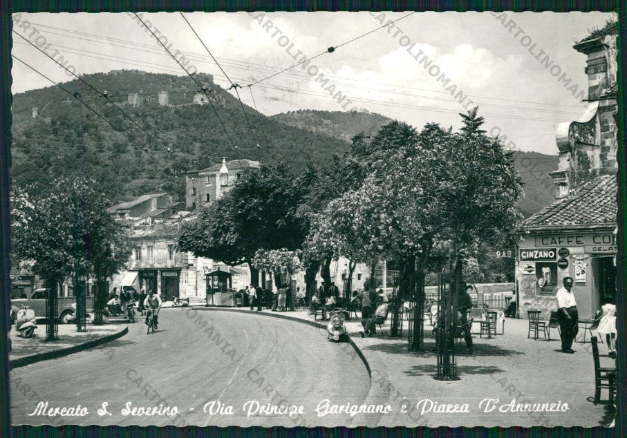 Salerno Mercato San Severino Vespa Foto FG cartolina ZK2082 – fronte