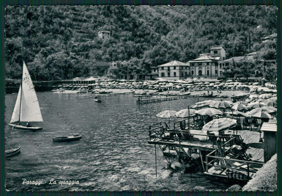 Genova Santa Margerita Ligure Paraggi Barche Foto FG cartolina ZK2094 – fronte