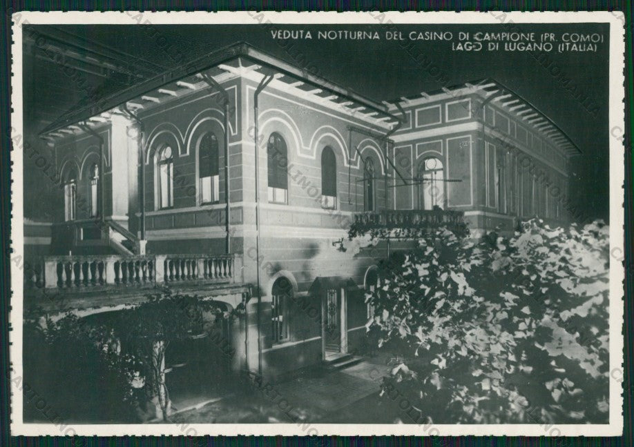 Como Campione D'Italia Foto FG cartolina ZK2102 – fronte