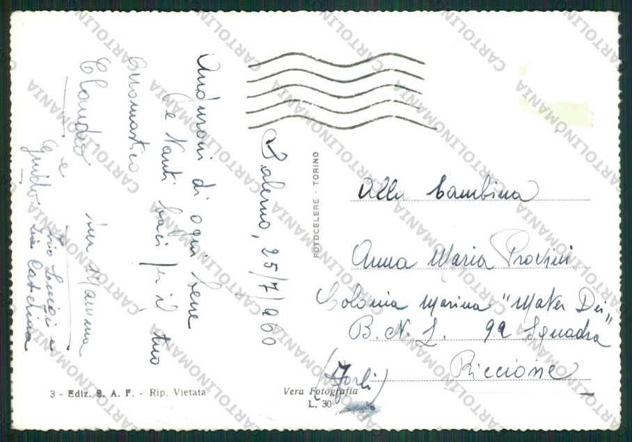Salerno Città Auto Foto FG cartolina ZK2132 – retro