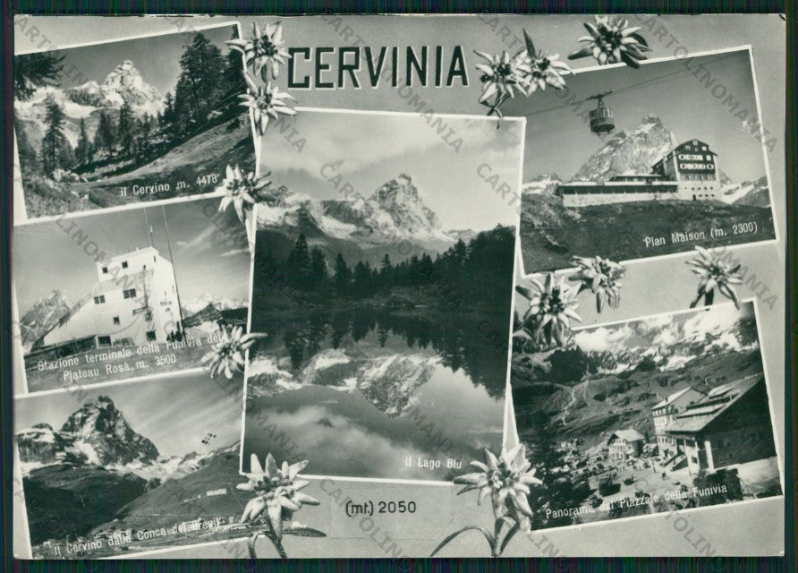 Aosta Valtournenche Cervinia funivia Foto FG cartolina ZK2139 – fronte