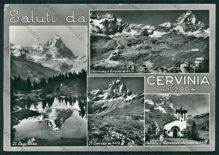 Aosta Valtournenche Cervinia Saluti da Foto FG cartolina ZK2142 – fronte