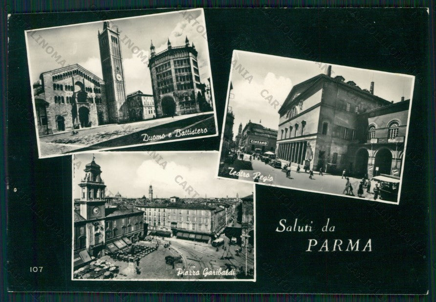 Parma Città Saluti da Foto FG cartolina ZK2144 – fronte