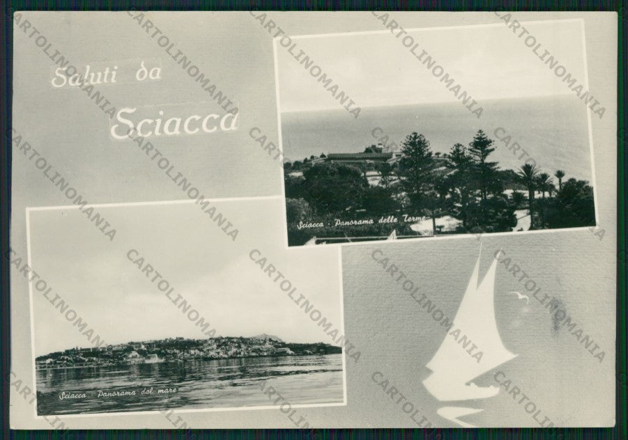 Agrigento Sciacca Saluti da Foto FG cartolina ZK2147 – fronte
