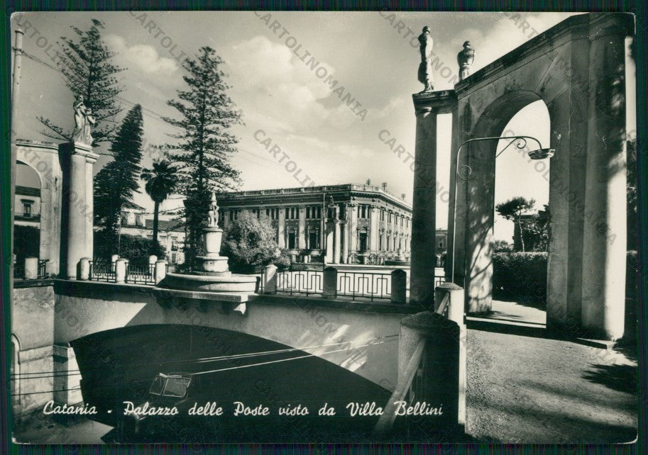 Catania Città Palazzo Poste Villa Bellini Foto FG cartolina ZK2158 – fronte