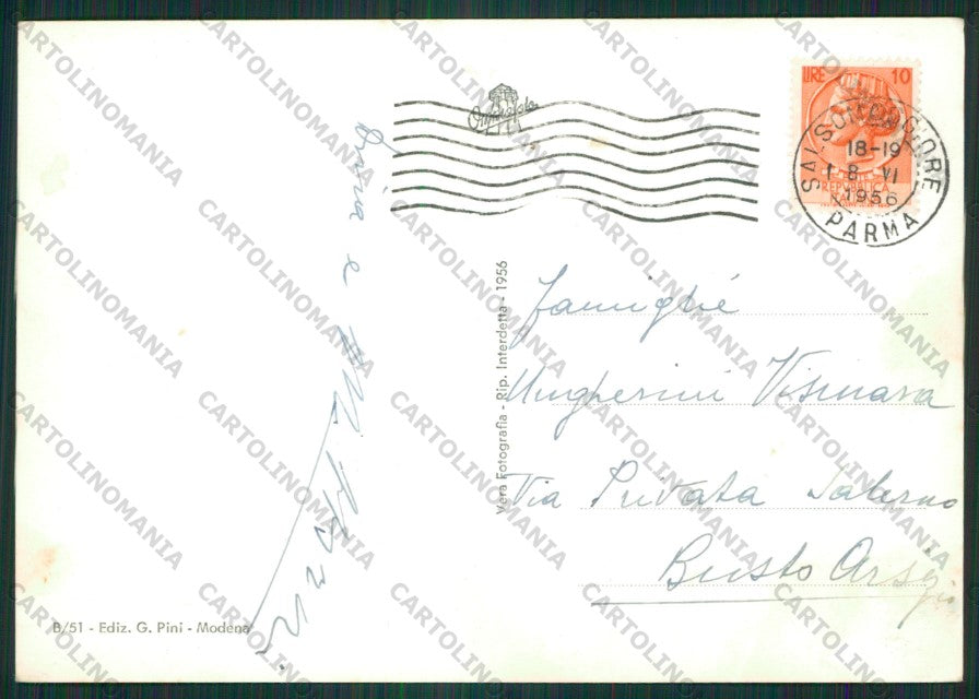 Parma Salsomaggiore Palazzo Poste Foto FG cartolina ZK2160 – retro