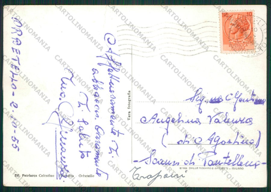 Grosseto Orbetello Saluti da PIEGA Foto FG cartolina ZK2165 – retro