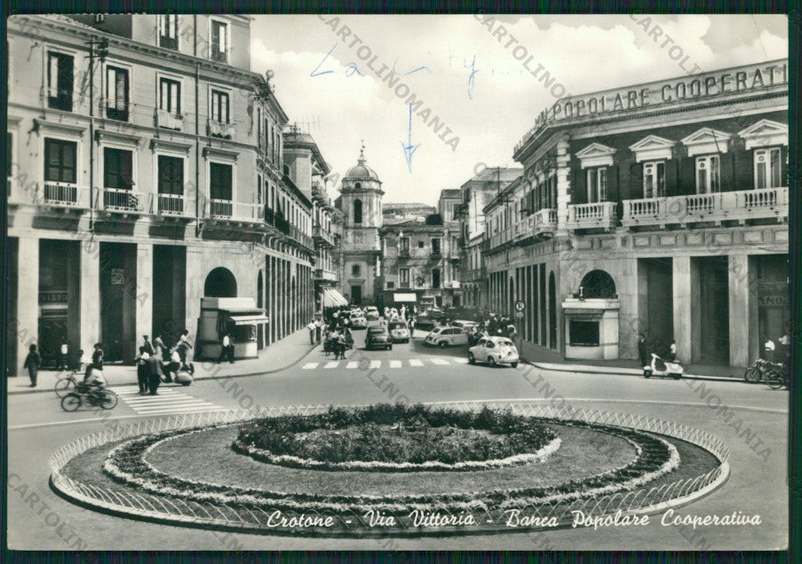 Crotone Città Banca Popolare Cooperativa Foto FG cartolina ZK2199 – fronte