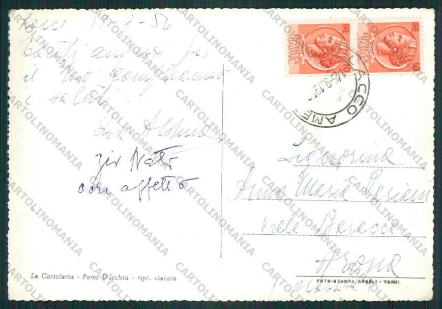 Napoli Lacco Ameno Foto FG cartolina ZK2201 – retro