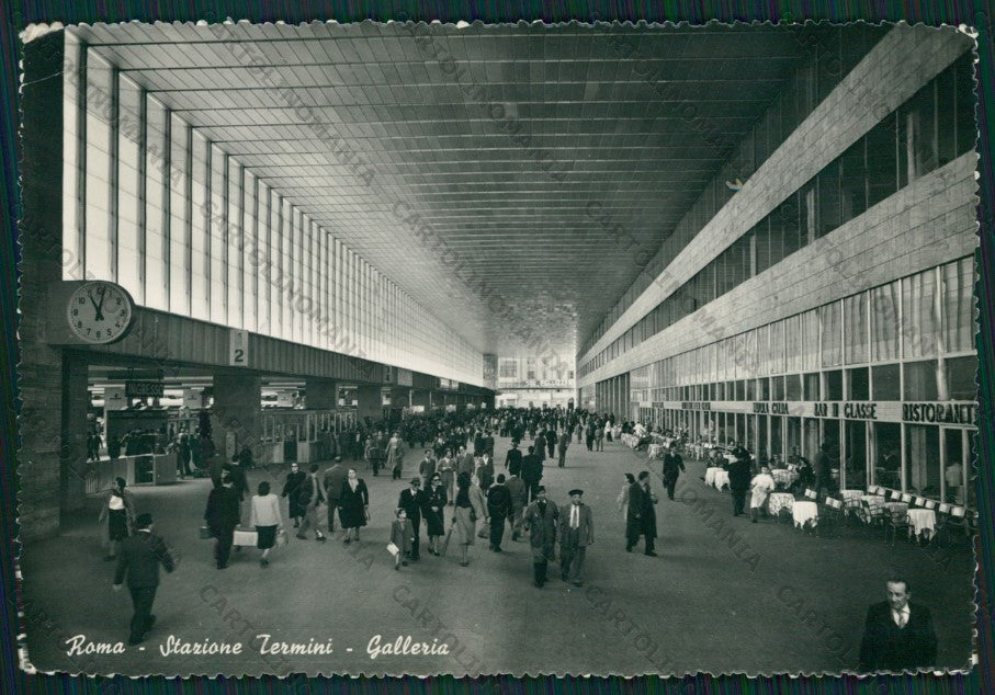 Roma città Stazione Termini PIEGHINA Foto FG cartolina ZK2214 – fronte