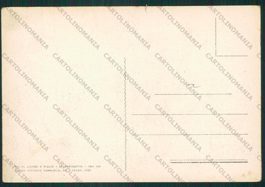 Caltanissetta Città FG cartolina ZK2247 – retro