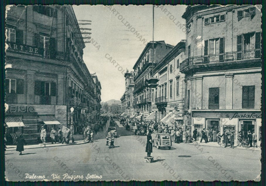 Palermo Città PIEGHE FG cartolina ZK2251 – fronte