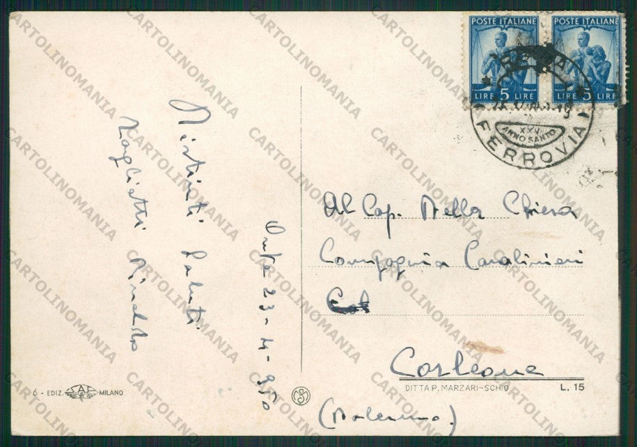 Roma Orte Stazione FG cartolina ZK2260 – retro